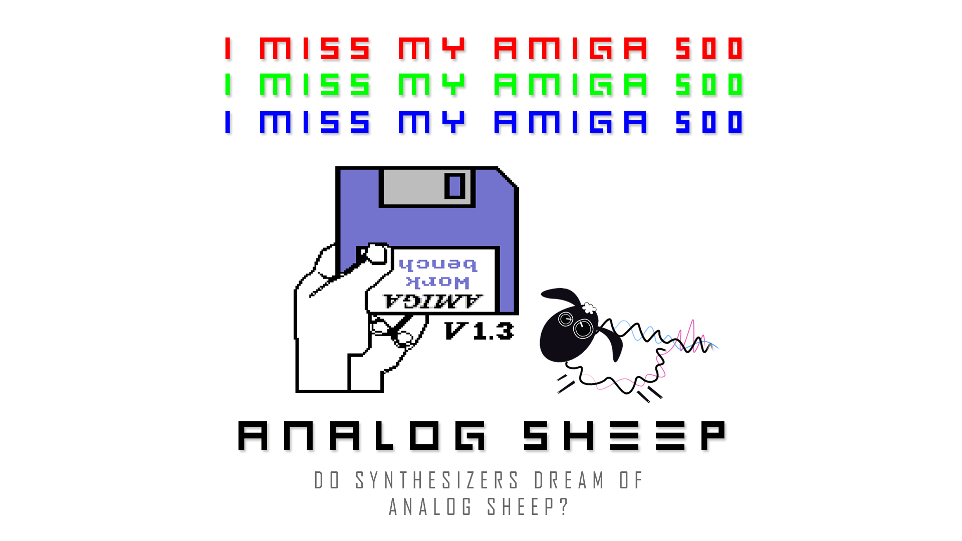 Read more about the article Music Video for Analog Sheep – I Miss My Amiga 500